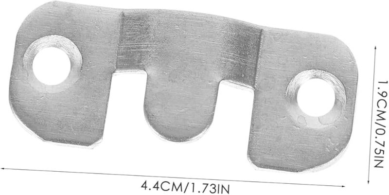 Artibetter 16 Pairs Heavy Duty Mirror Buckle Picture Hangers Wall Clips for Keyhole Bracket - Image 5